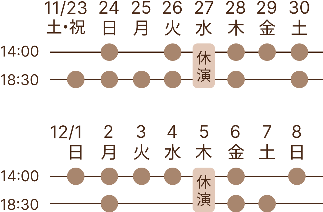 東京schedule