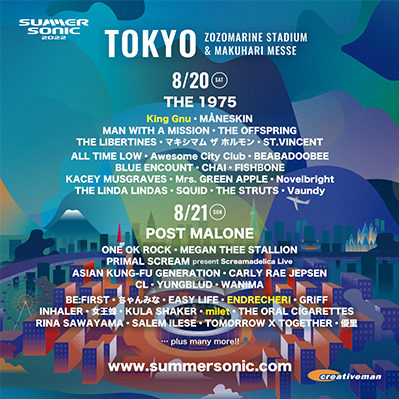 チケットSummer Sonic 2022 8/20 東京 チケット サマソニ - 音楽フェス