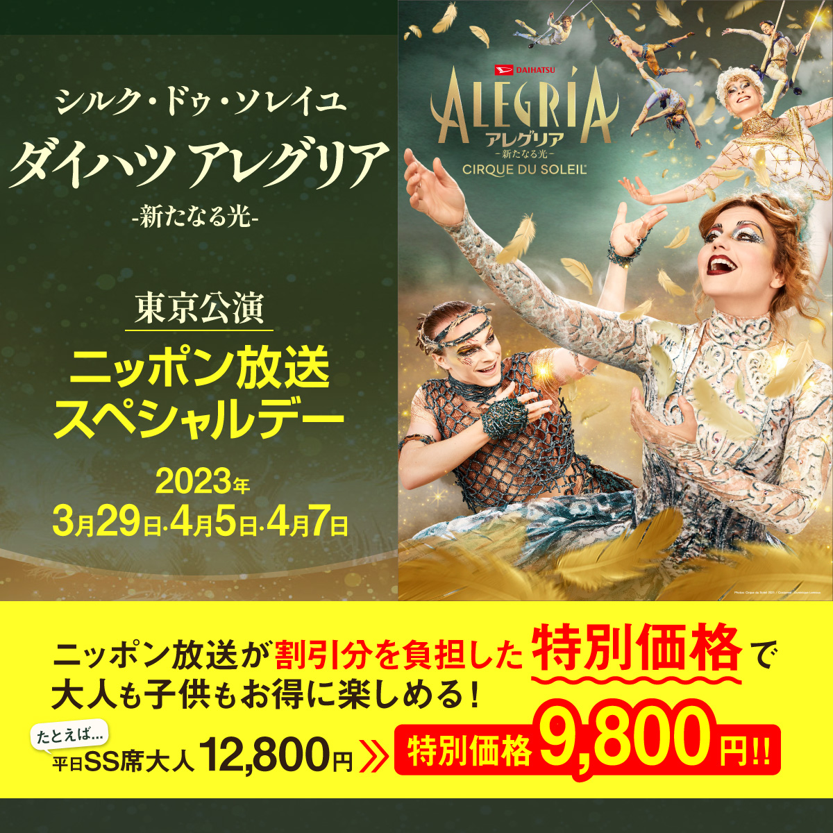 シルクドゥソレイユ 東京公演 5/20（土）大人×2枚セット | labiela.com